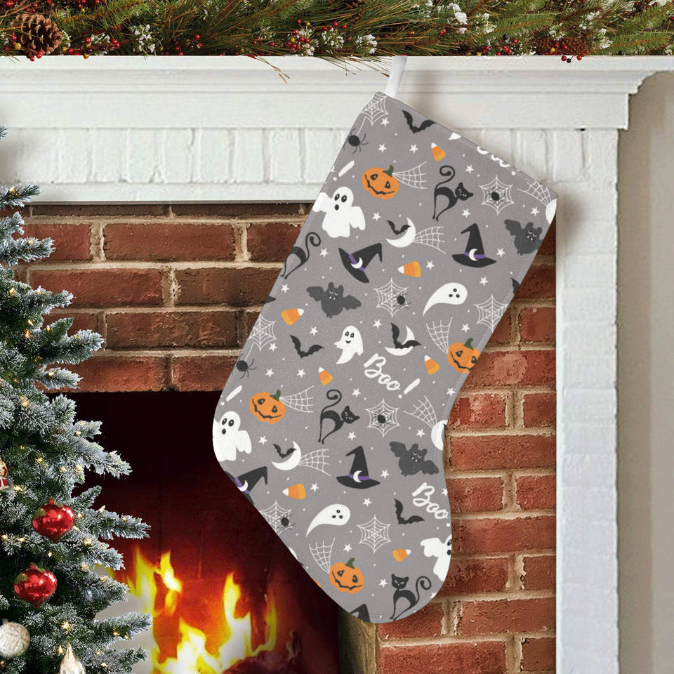 Halloween design pattern Christmas Stocking