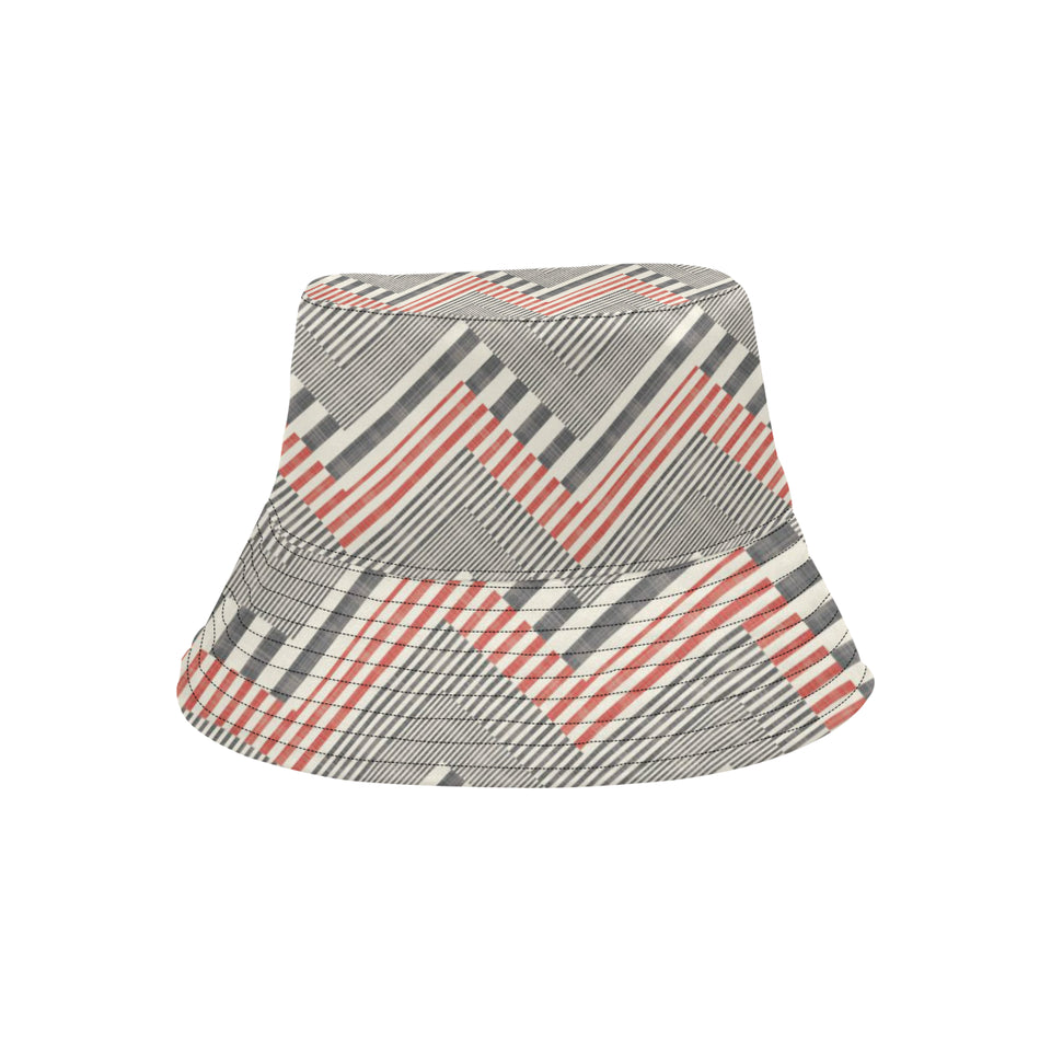 zigzag chevron striped pattern Unisex Bucket Hat