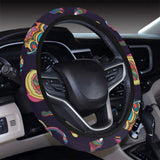 Colorful mushroom pattern Car Steering Wheel Cover