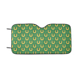 Horseshoes Pattern Print Design 05 Car Sun Shade