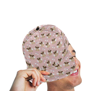 Cute unicorn pug pattern All Over Print Snapback Cap