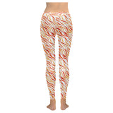 Fire flame watercolor pattern Women's Legging Fulfilled In US
