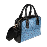 Anchors rudder compass star nautical pattern Shoulder Handbag