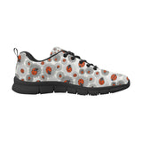 Ladybug Pattern Print Design 05 Men's Breathable Sneakers ( Model 055)