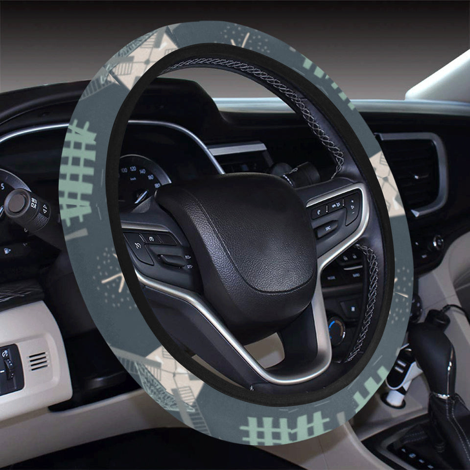 windmill tree pattern Car Steering Wheel Cover