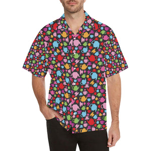 Tea pots Pattern Print Design 01 Men's All Over Print Hawaiian Shirt (Model T58)