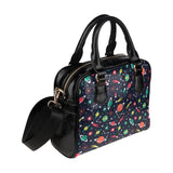 colorful space pattern planet star Shoulder Handbag