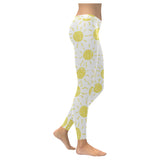 hand drawn sun pattern Women's Legging Fulfilled In US