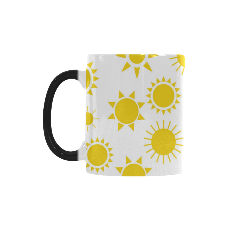 Sun pattern Morphing Mug Heat Changing Mug