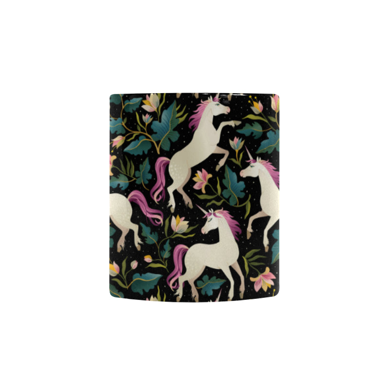 Unicorns forest background Morphing Mug Heat Changing Mug