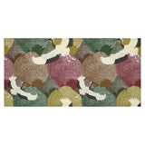 Japanese cranes flying forest dot pattern Tablecloth