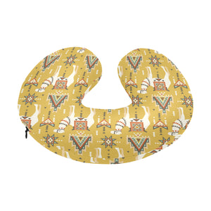 Camels ethnic motif pattern U-Shaped Travel Neck Pillow