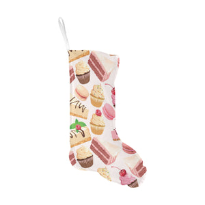 Cake cupcake sweets pattern Christmas Stocking