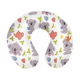 Cute koalas teapots tea U-Shaped Travel Neck Pillow