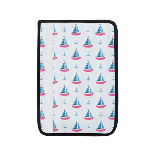 Sailboat anchor pattern Car Seat Belt Cover