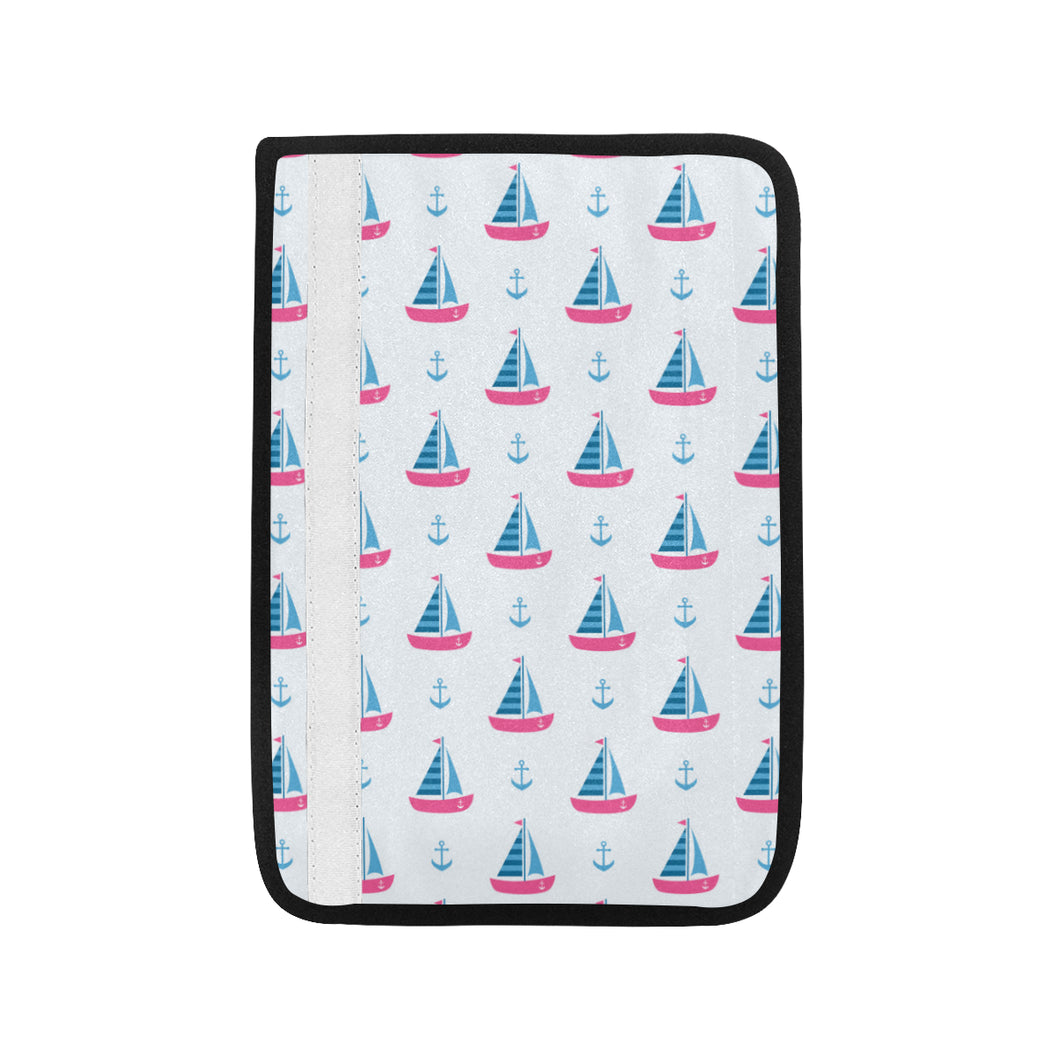Sailboat anchor pattern Car Seat Belt Cover