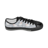 Sweet dreams sheep pattern Women's Low Top Canvas Shoes Black