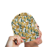 yellow tulips pattern All Over Print Snapback Cap