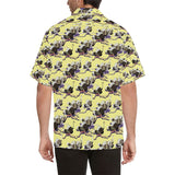 Ostrich Pattern Print Design 04 Men's All Over Print Hawaiian Shirt (Model T58)