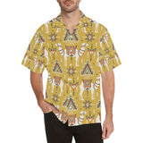 Camels ethnic motif pattern Men's All Over Print Hawaiian Shirt