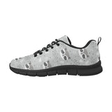 Cute raccoons leaves dot Women's Sneaker Shoes
