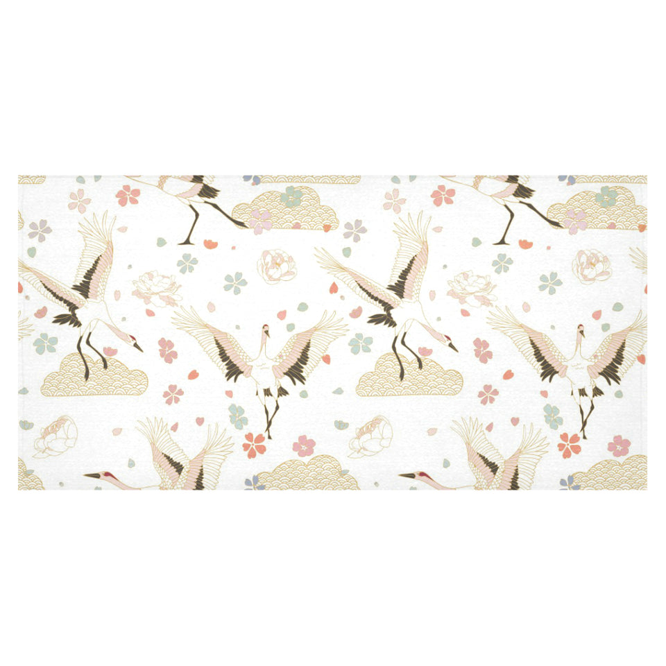 Beautiful Japanese cranes pattern Tablecloth