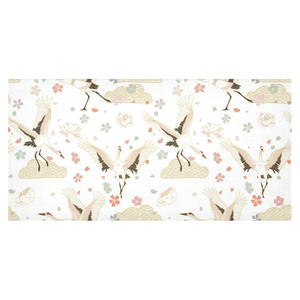 Beautiful Japanese cranes pattern Tablecloth