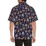 Colorful mushroom pattern Men's All Over Print Hawaiian Shirt