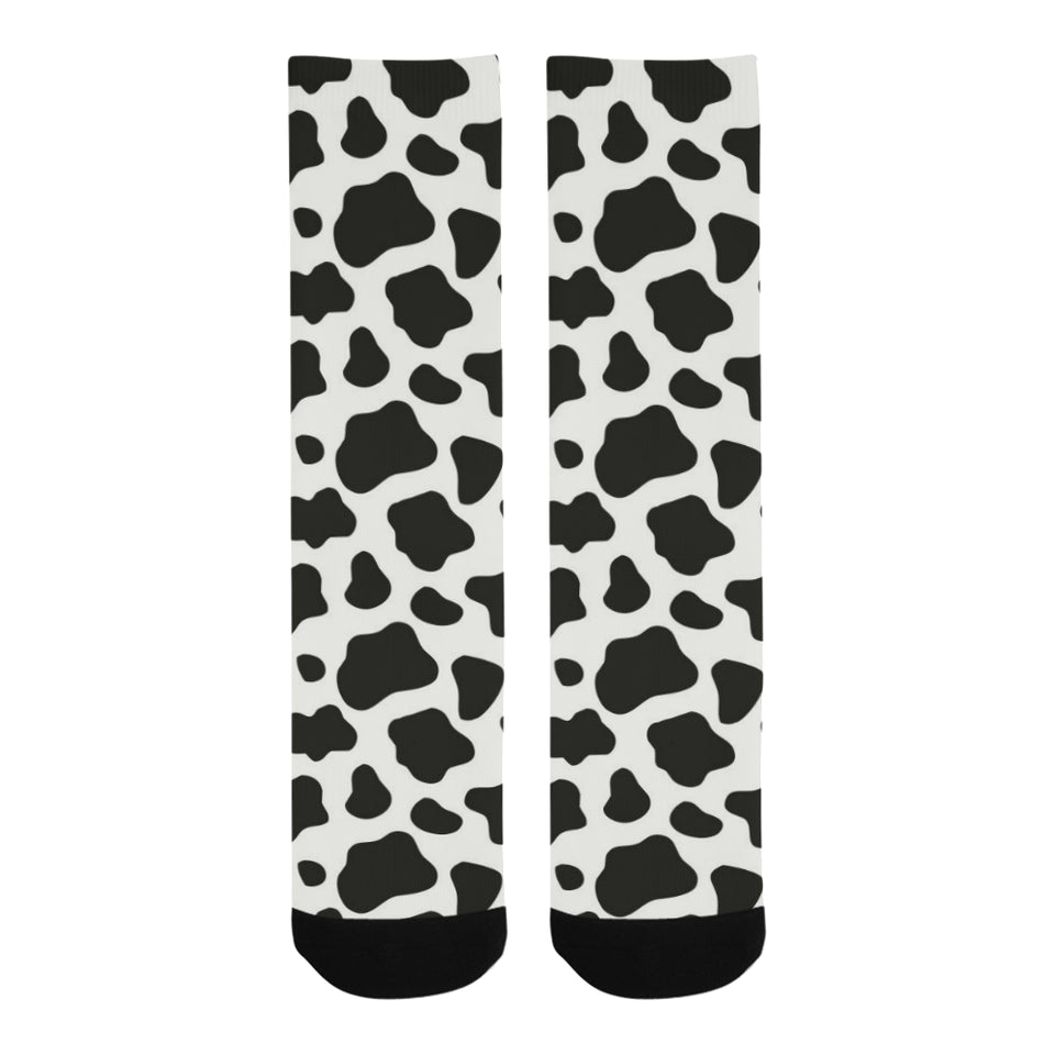 Cow skin pattern Crew Socks