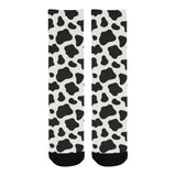 Cow skin pattern Crew Socks