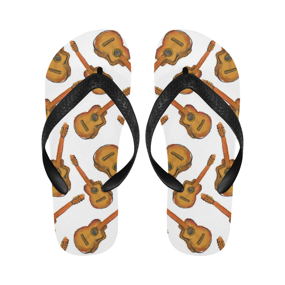 Paint Guitar Pattern Unisex Flip Flops