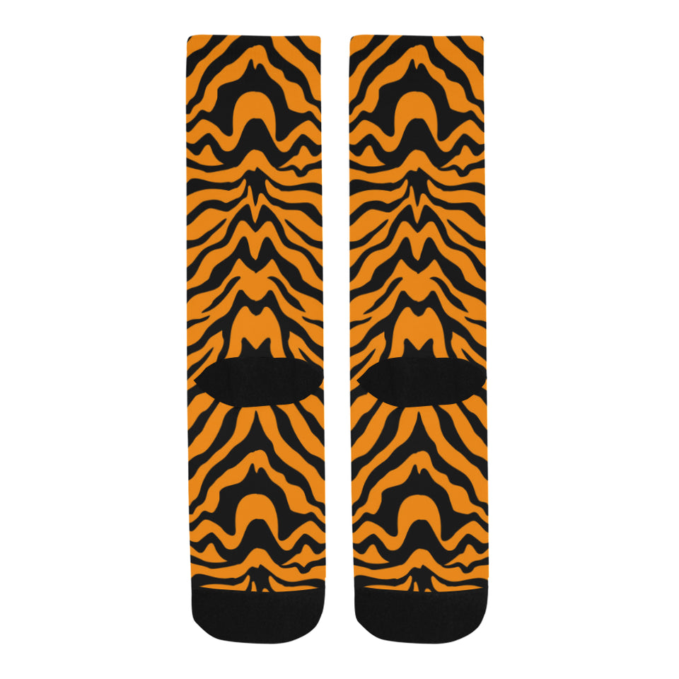 Bengal tigers skin print pattern Crew Socks