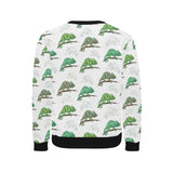 Chameleon lizard pattern Men's Crew Neck Sweatshirt