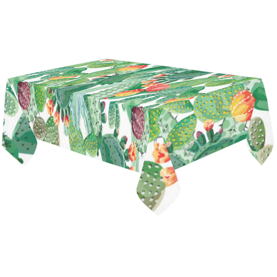 Cactus design pattern copy Tablecloth