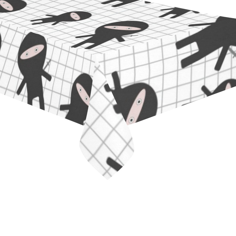Ninja pattern plaid background Tablecloth