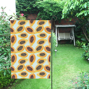 Watercolor papaya pattern House Flag Garden Flag