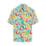 Colorful moon pattern Men's All Over Print Hawaiian Shirt