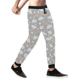 Cute rainbow clound star pattern Unisex Casual Sweatpants