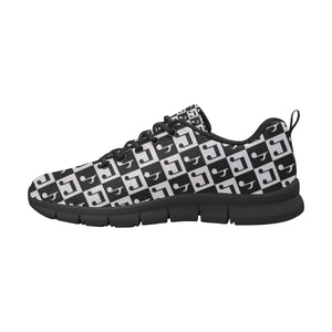 Music Notes Pattern Print Design 01 Women's Sneaker Shoes