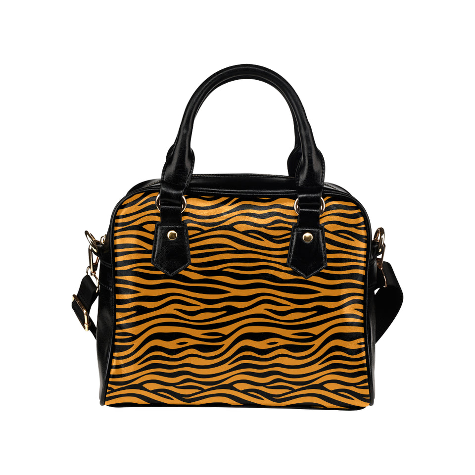 Bengal tigers skin print pattern background Shoulder Handbag