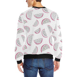 dragon fruit pattern Men's Crew Neck Sweatshirt