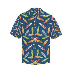 Surfboard Pattern Print Design 01 Men's All Over Print Hawaiian Shirt (Model T58)