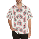 papaya pattern Men's All Over Print Hawaiian Shirt