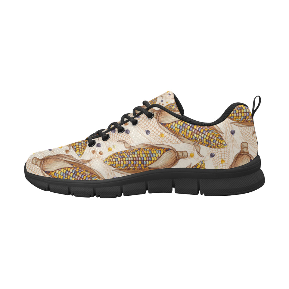 Corn Pattern Print Design 03 Men's Breathable Sneakers ( Model 055)