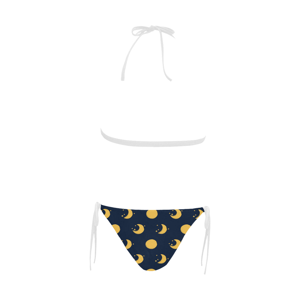 Moon star pattern Sexy Bikinis Two-Piece Swimsuits