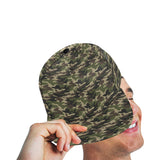 Dark Green camouflage pattern All Over Print Snapback Cap