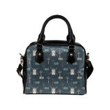 windmill tree pattern Shoulder Handbag