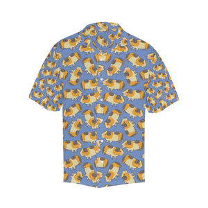 Guinea Pig Pattern Print Design 02 Men's All Over Print Hawaiian Shirt (Model T58)