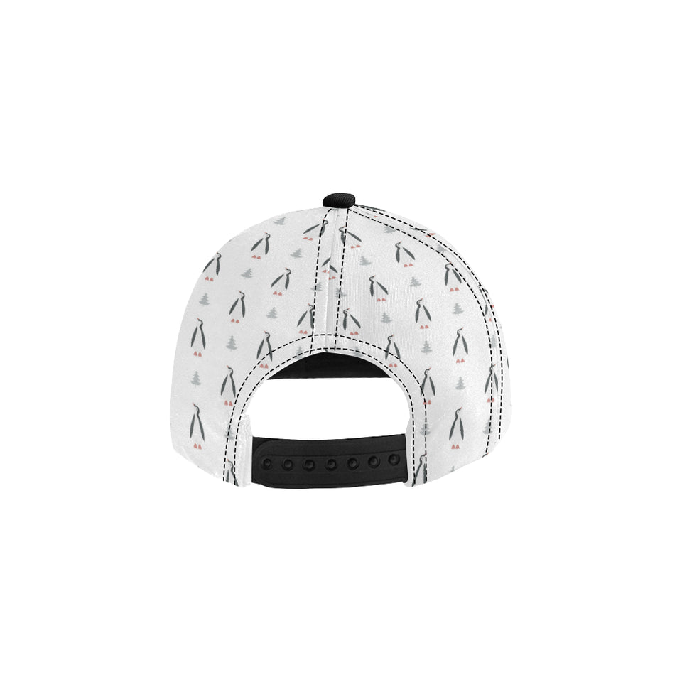 Penguin pattern All Over Print Snapback Cap