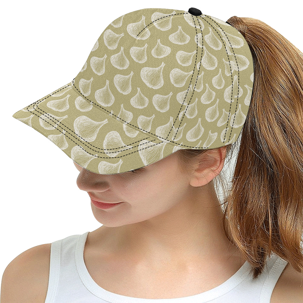 Garlic design pattern All Over Print Snapback Cap